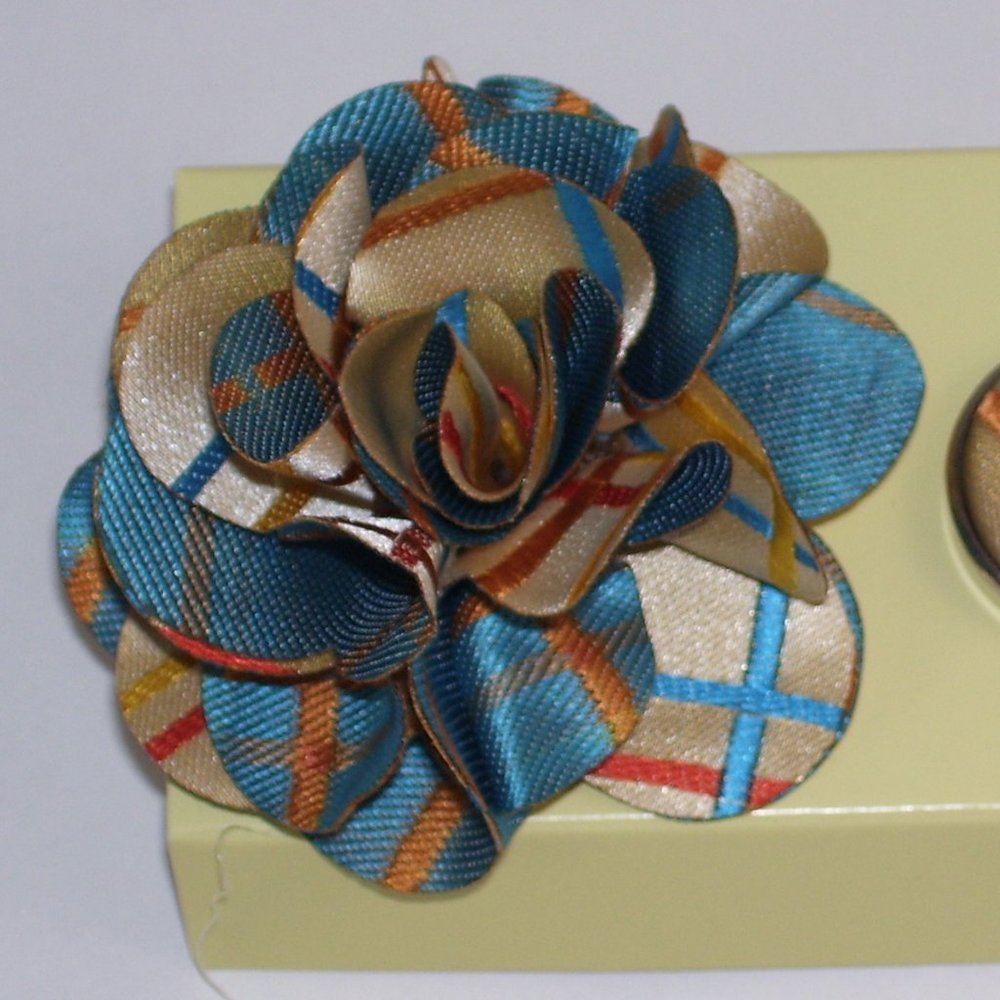 St. Patrick Peach Stripe Neck Tie & Sock Box 5 Set - Picture 4 of 8